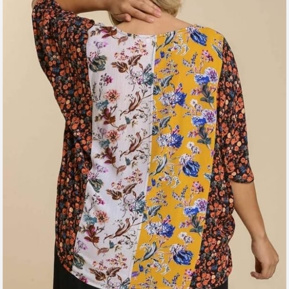 UMGEE colorful blouse - Picture 3 of 10